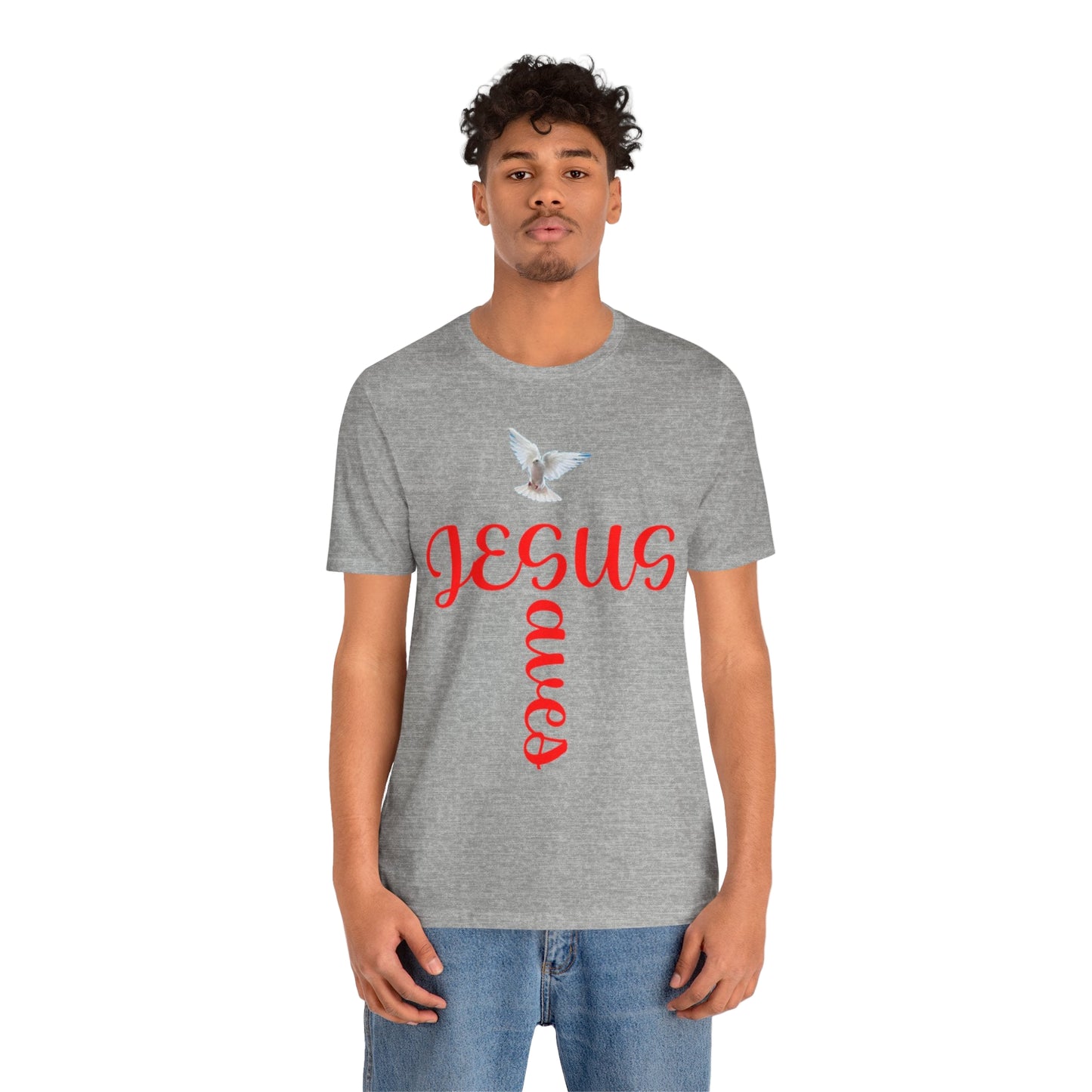 JESUS SAVES SHORT SLEEVE T-SHIRT