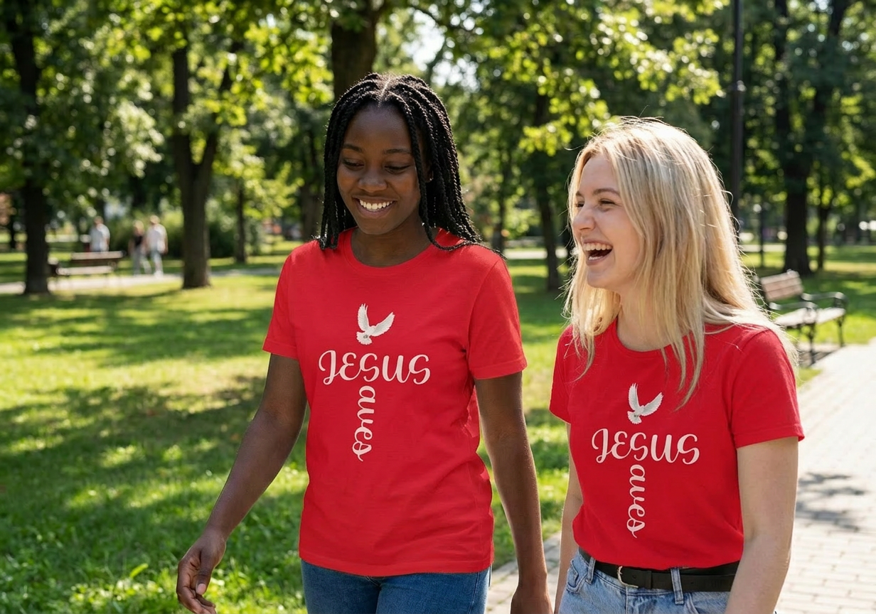 JESUS SAVES SHORT SLEEVE T-SHIRT