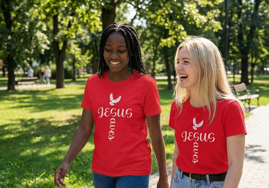 JESUS SAVES SHORT SLEEVE T-SHIRT