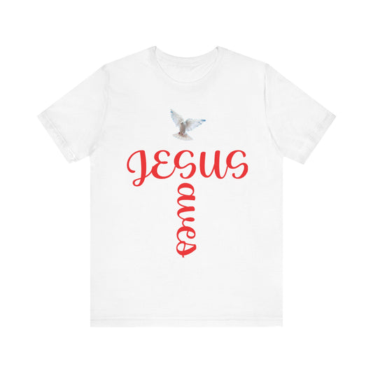 JESUS SAVES SHORT SLEEVE T-SHIRT